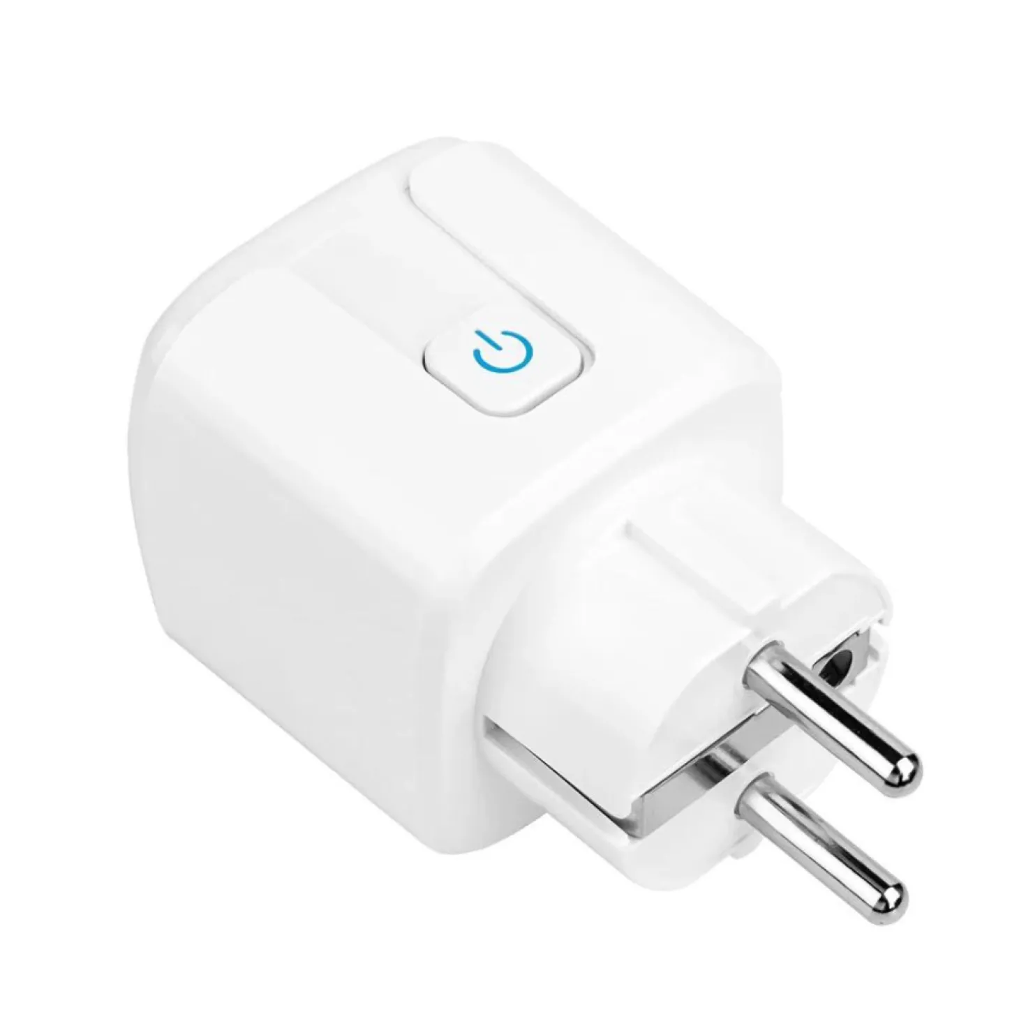 WiFi Stikkontakt med energimåler | Smart Plug | Elmåler til stikkontakt | 16A | Hvid