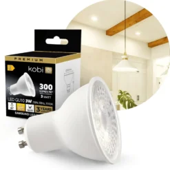 3W | LED GU10 | SAMSUNG LED I 280 lm | 3000 K | Ikke Dæmpbar