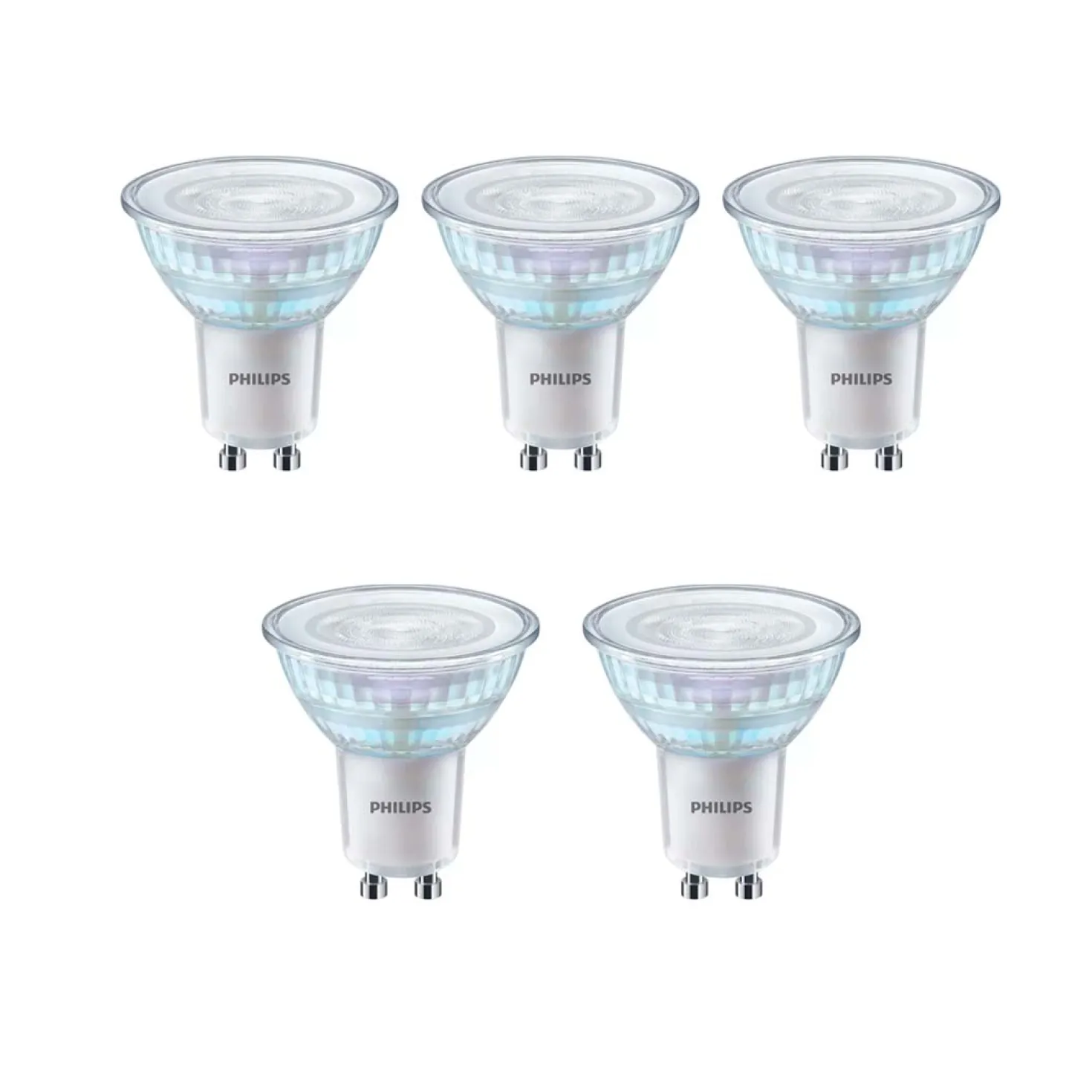 3.7W Philips Master LED Spot GU10 | Dæmpbar | 365lm | 3000K | 5 stk.