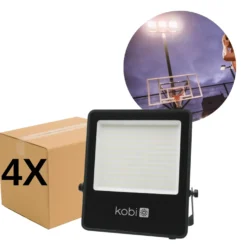 4x LED Projektører | 4000K | 19500lm | 150W | IP65 | ULSAN