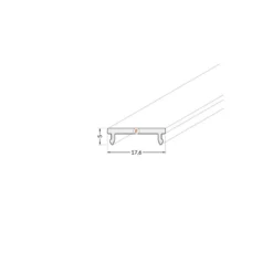 Zigbee Lysskinne til Troldtekt | 6m Sæt | 24v COB LED | Hvid | 3000K