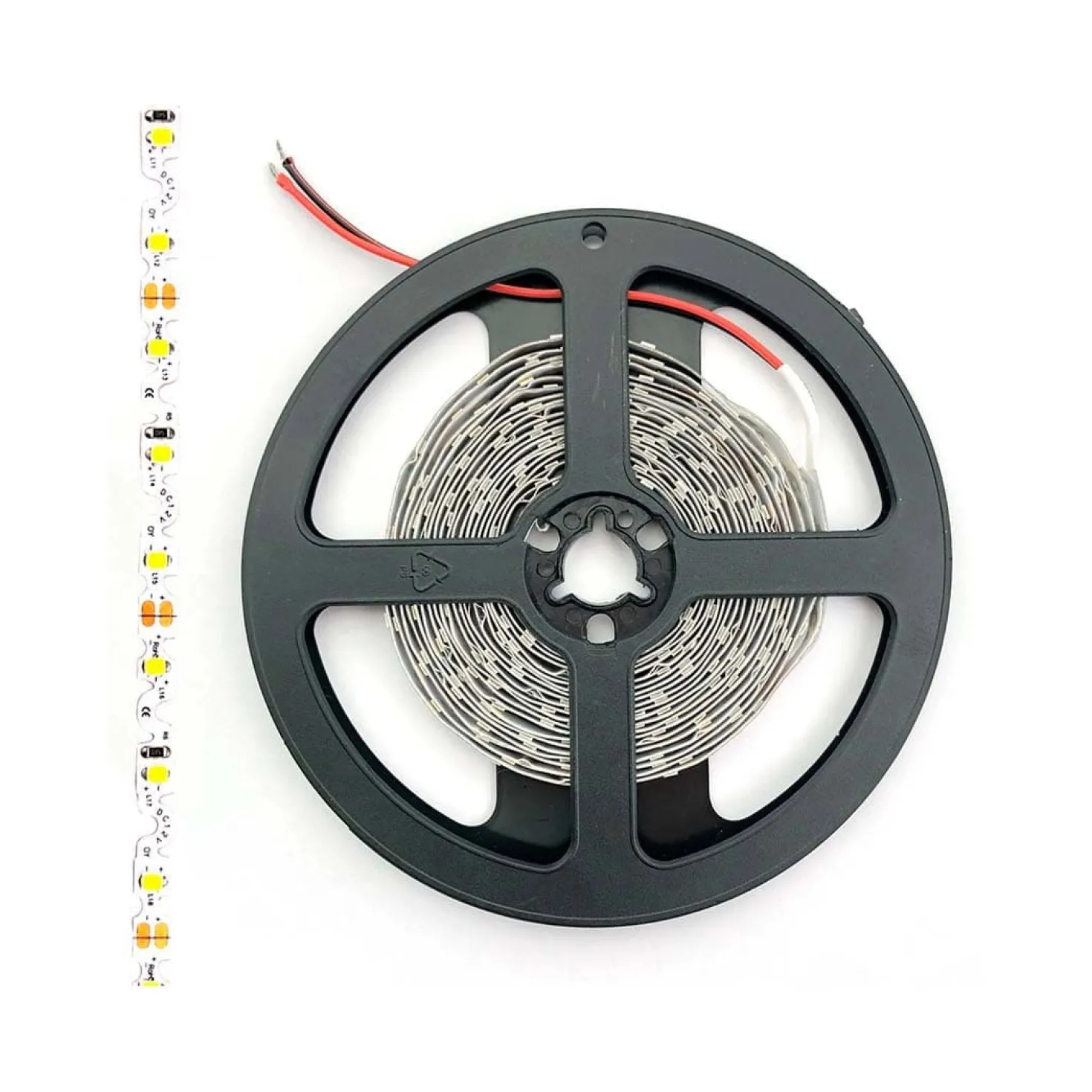 Zig-Zag SMD LED Strip 12V | 5m | 6mm | 3000K | 1200lm/m | 12W/m | IP20