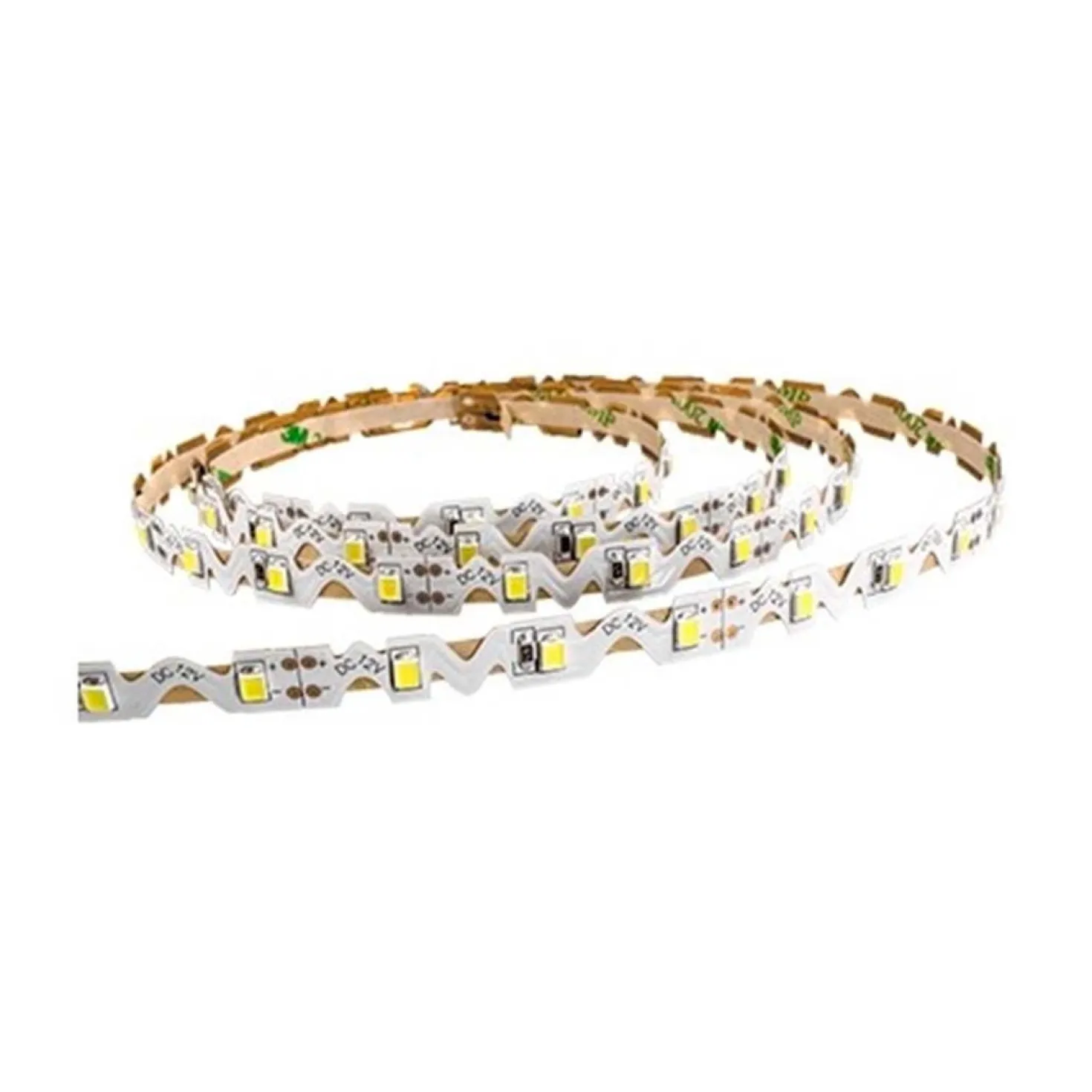 Zig-Zag SMD LED Strip 12V | 5m | 6mm | 3000K | 1200lm/m | 12W/m | IP20